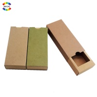 Boîte d'enveloppe en papier kraft personnalisée pour bâtonnets d'encens Boîte d'emballage vide en papier d'encens