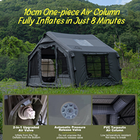 Tente pneumatique Coody 8.0 - Gris, tente pneumatique exclusive Coody, tente gonflable d'usine Coody avec protection UV