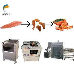 Automatic Fish Fillet Processing Machine Plant Salmon Filleting Machine