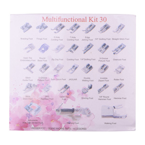 <b>Sewing</b> Machine Presser Foot <b>Set</b> 32 Piece Stainless Steel Durable Garment Processing Equipment Parts - Product Image 3