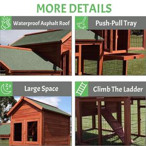 In magazzino grande gabbia di pollo all'aperto Hutch al coperto a buon mercato In legno pollaio - Product Image 5