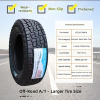 Pneu radial tout-terrain en acier, modèle HD828, 245/70R16 LT235/70R16, résistant à l'usure, anti-crevaison, pour voiture