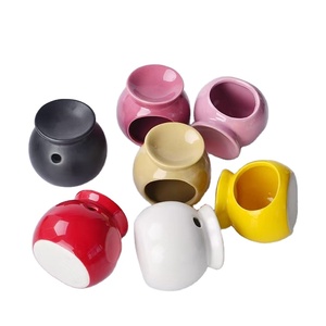 Ceramic <b>Incense</b> <b>Burner</b> Aromatic Mini Essential Oil Diffuser Colorful Round Shape All-Season Aromatherapy Holder - Product Image 1