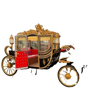Bienvenida mostrar la exposición Atracciones Diseño personalizado Royal carruaje de caballos/Proveedores de China Carruaje de caballos para bodas - Product Image 4