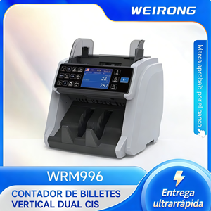 Contador de billetes multimoneda de grado bancario con soporte para denominaciones mixtas EURO/<span class=keywords><strong>USD</strong></span>/GBP y detección de número de serie - Product Image 6