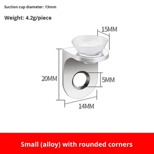 Bán Buôn Bảy Nhân Vật Kính Góc Phải Khung Kệ Kẽm Hợp Kim Đồng Thau Kim Loại Hút Cup Tủ Kệ Khung Cố Định Khung - Product Image 2