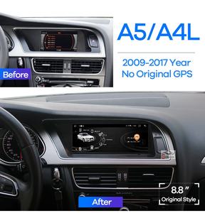 GPS Android pour voiture multimédia pour lecteur DVD <span class=keywords><strong>DSP</strong></span> stéréo radio vidéo lien miroir écran 2009-2016 Audi A5 A4L A4 Navigation GPS - Product Image 1