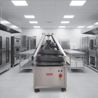 Fabriksprijs 8000 broodjes/uur 15-600 g/broodje Automatische deegronder machine apparatuur voor bakkerijen, opleidingsinstellingen