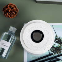 Vente en gros de roseau aromatique béton plâtre peinture chinoise diffuseur rond logo personnalisé boîte cadeau unique bouteille diffuseurs de roseaux