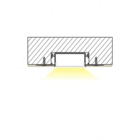 Dissipateur de chaleur Chine 3M Nez d'escalier Profil LED en aluminium pour le plâtrage mural pour bande lumineuse LED