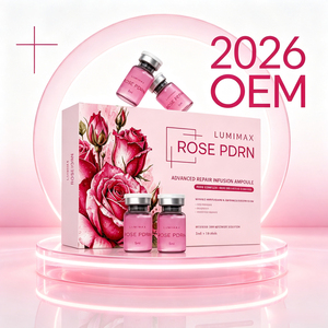 Ampoule de sérum visage PDRN à la rose, marque privée, texture légère et absorbable, stabilise l'état de la peau pour les soins quotidiens. - Product Image 6