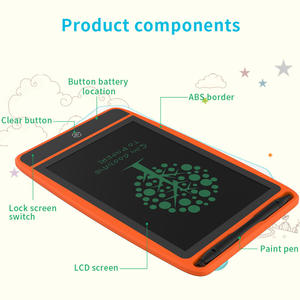 8.5 8.8 12นิ้วเด็กวาดภาพดิจิตอลอิเล็กทรอนิกส์การเขียนบอร์ด Lcd การเขียนแผ่นแท็บเล็ตจำนวนมาก - Product Image 4