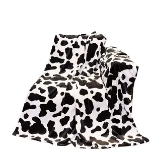 Soft Warm Plush Custom Lança dupla face impresso rei fuzzy flanela lance cobertor para o sofá