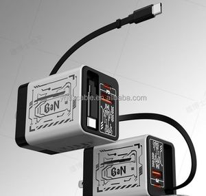 Cargador GaN de 67W con Cable Extensible, Doble Puerto A+C, PD QC3.0 5V/2.4A, USB-C de Carga Rápida para iPhone 17 16 15 - Product Image 3