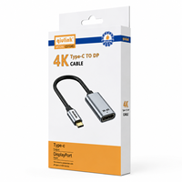 Cable Adaptador USB C a DisplayPort Hembra 4K, Convertidor Tipo C a DP para MacBook, Laptop, Monitor, Proyector