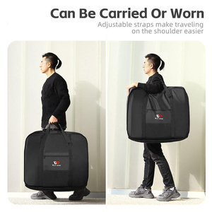 Sac de transport pour vélo WEST BIKING en polyester 600D PU imperméable, grande capacité, pour vélo pliable de 20 pouces - Product Image 4