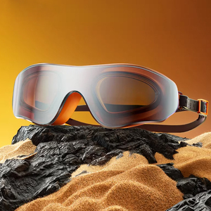 Gafas de Natación para Adultos y Jóvenes, Recreativas, de Fitness, con Lentes de Visión Amplia, Recubrimiento de Espejo, Antivaho, Protección UV, Impermeables - Product Image 1
