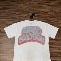 T-shirt Homme Respirant Tricoté Grande Taille avec Imprimé Lettres et Dessins Animés – Nouvelle Tendance Estivale MIXED EMOTION