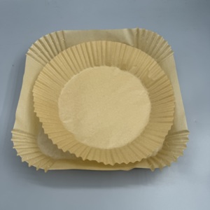 Papier sulfurisé carré avec poignée pour friteuse à air, imprimable sur une face, en silicone, résistant à l'huile pour la cuisson et la pâtisserie - Product Image 5