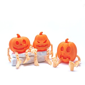 Figura Decorativa de Hombre Calabaza Impresa en 3D, Adorno Creativo para Halloween, Decoración de Escritorio, Regalo Festivo - Product Image 4