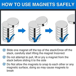 Campioni gratuiti materiali magnetici industriali disco ndfeb magnete terre Rare N52 magneti al neodimio per motore lineare magnetico