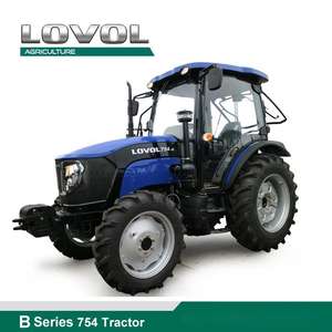 Tracteur agricole Foton Lovol 75HP, fournitures d'usine, machine à roues arrière hydraulique, à vendre - Product Image 5