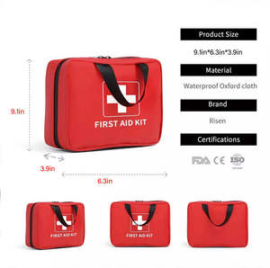 Kit de Emergência Rodoviária Portátil para Trauma, Estojo Rígido de Primeiros Socorros com Lista Completa de Ferramentas 28x28x6cm, Certificado ISO9001 CE - Product Image 5