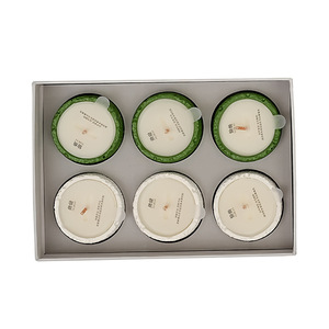 Ensemble de 6 bougies parfumées Northern Mu en cire de soja, moulées à la main en forme de tasse, parfum d'ambiance pour la maison, cadeau - Product Image 1
