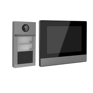 Kit de Videoportero IP con Pantalla TFT a Color de 7 Pulgadas, Control Móvil por Aplicación <span class=keywords><strong>Hik</strong></span>-<span class=keywords><strong>Connect</strong></span>, Wi-Fi, para Vivienda o Casa, Modelo DS-KIS604-P(C) - Product Image 1