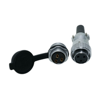 Connecteur PLS24 de type rond mâle-femelle, prise de câble aviation, connecteur circulaire, vente directe d'usine