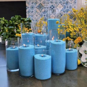 El proveedor al por Mayor ofrece una vela perlada de cera de arena de etiqueta privada de lujo no tóxica natural para la decoración del hogar <span class=keywords><strong>reventa</strong></span> de Navidad - Product Image 3