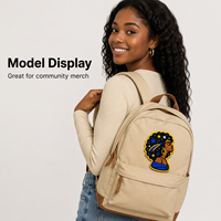 Set de Parches Bordados Personalizados con Inspiración Religiosa para Chicas Negras, para Gorras, Mochilas, Chaquetas, Regalos de Boutique y Artículos para Eventos