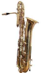Saxofón <span class=keywords><strong>Bajo</strong></span> de Música Oriental en Sib - Grado Profesional con Acabado en Laca Dorada - Product Image 3