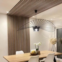 Panneaux muraux imperméables WPC pour hôtels et villas, panneaux décoratifs flexibles pour plafonds, panneaux à rainures pour la décoration intérieure
