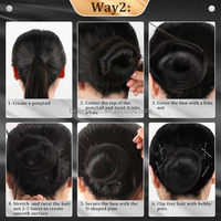 BELLEWORLD Ensemble d'accessoires pour cheveux de danse personnalisés en usine avec boîte 260pcs Hair Twist Styling Ballet Hair Clip Hairnets