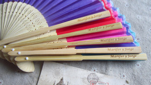 Easy to Carry and Collect Purely Handmade Custom Pvc Transparent Hand Fan - Product Image 5