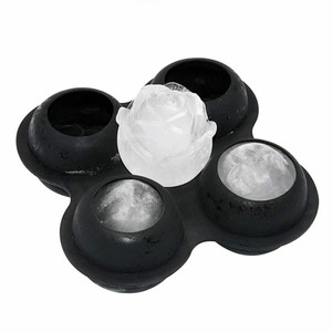 Molde de silicona para cubitos de hielo en forma de rosa, molde grande y novedoso para hacer bolas de hielo con tapa, molde de hielo esférico con forma de rosa para whisky - Product Image 4