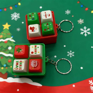 Özel Tasarım Noel Klavye Fidget Anahtarlık Stres Giderici Anksiyete Düğmesi Klavye Tıklayıcısı Çocuk Oyuncağı - Product Image 1