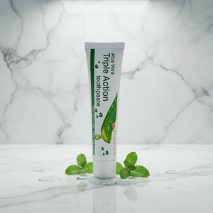 Dentifrice <span class=keywords><strong>TOOBY</strong></span> à l'Aloe Vera et à la Menthe, Taille Standard, Soin à Domicile, Haleine Fraîche, Blanchiment des Dents, Ingrédients Naturels à Base de Plantes - Product Image 5