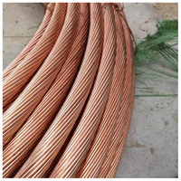 Fil de cuivre magnétique rouge non allié 24 AWG 99% Cu, bande de fil de cuivre émaillé recouvert d'acier, 1,0 lb, diamètre 0,0221 pouces, pour usage électrique