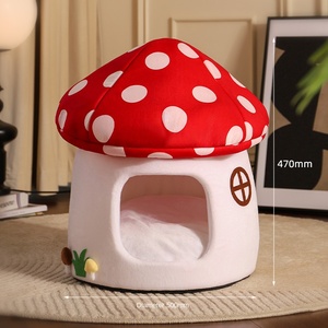 Nichoir pour chat écologique de haute qualité, chaud en hiver, maison pour chat avec nid pour animaux de compagnie, ornements universels pour toutes les saisons, en tissu - Product Image 6