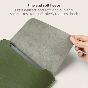 Phụ kiện máy tính bằng da PU, bao da laptop, túi đựng máy tính xách tay cho Macbook - Product Image 4