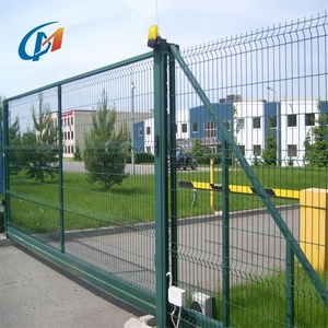 Valla de alambre soldada de metal recubierta de PVC 3D V paneles curvos de flexión valla de acero galvanizado al aire libre para Protección decorativa de jardín - Product Image 6