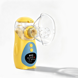 Nebulizzatore a rete manuale silenzioso a forma di pinguino, approvato CE, per inalazione, tosse, <span class=keywords><strong>asma</strong></span>, per trattamento medico domiciliare. - Product Image 3