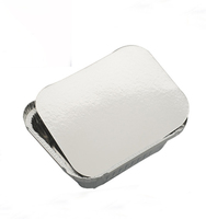 Custom Fast Food Aluminum Foil Food Container/Box Disposable Aluminum Tin Foil Baking Pans/Tray/Dishes/Plates for Food Packaging