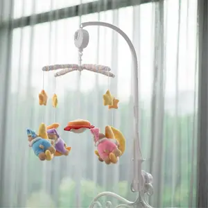 EN71 Baby Crib Mobile Hanger Toys Musical Box Mobile For Kids Bedding