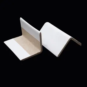 Tablero angular de papel reciclable, protectores de borde de cartón, papel tapiz de esquina de cartón, Protector de borde para envío de paletas de servicio pesado