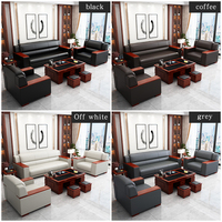 SF-08 Escritorio Büromöbel Kommerzielles Modernes Empfangssofa Bürocouch Leder-Bürosofa-Set Möbel