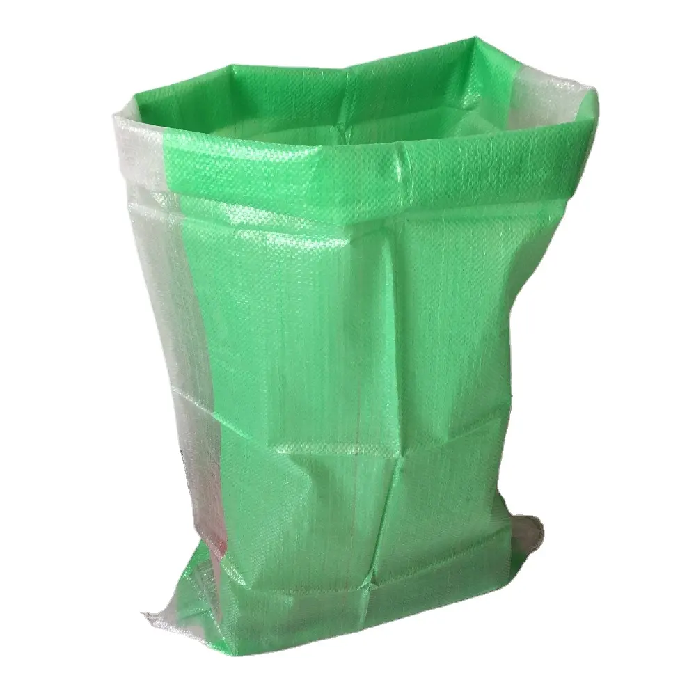 バージンPP50kgプラスチック袋サイズ4袋米トウモロコシ小麦粉草種子PP織袋中国卸売