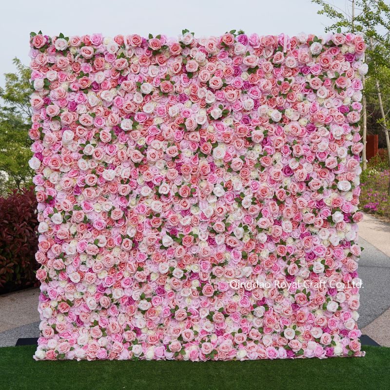 Artificial Grass Wall Party Backdrop Flower